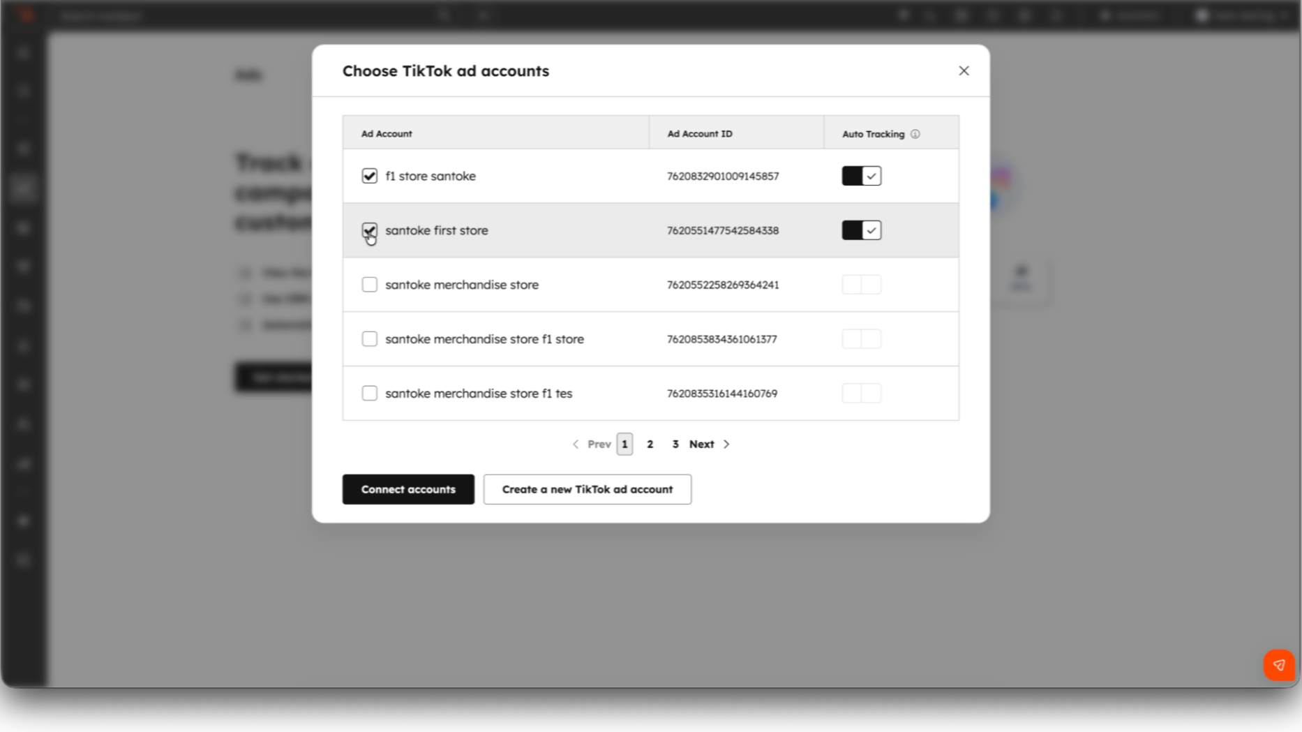 TikTok Account Connection