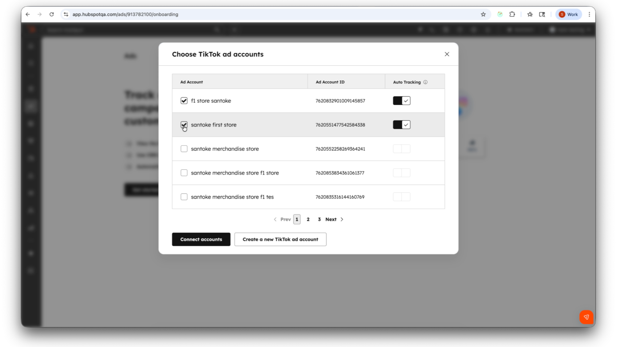 TikTok Account Connection